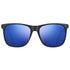 Tommy Hilfiger Shiny Blue Rounded Lens Matte Black Sunglasses One Size